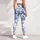 Indigo Blue Porcelain Florals for Fresh Spring Outings and Relaxed Autumn Daywear Leggings - 5
