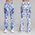 Indigo Blue Porcelain Florals for Fresh Spring Outings and Relaxed Autumn Daywear Leggings - 9