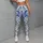 Indigo Blue Porcelain Florals for Fresh Spring Outings and Relaxed Autumn Daywear Leggings - 6
