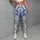Indigo Blue Porcelain Florals for Fresh Spring Outings and Relaxed Autumn Daywear Leggings - 4