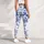 Indigo Blue Porcelain Florals for Fresh Spring Outings and Relaxed Autumn Daywear Leggings - 5