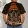 Brown Bulldog Football Fan With Orange Beanie for Game Day and Weekend Style All-over Print Unisex T-shirt - 6