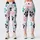 Puppy Paw Motifs in Blush and Teal for Casual Pet Lover Style Leggings - 3