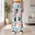 Puppy Paw Motifs in Blush and Teal for Casual Pet Lover Style Leggings - 12