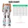 Puppy Paw Motifs in Blush and Teal for Casual Pet Lover Style Leggings - 7