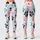 Puppy Paw Motifs in Blush and Teal for Casual Pet Lover Style Leggings - 1