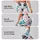 Puppy Paw Motifs in Blush and Teal for Casual Pet Lover Style Leggings - 2