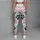 Puppy Paw Motifs in Blush and Teal for Casual Pet Lover Style Leggings - 4