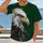 Fierce Silver Eagle Head for Outdoor Adventures and Everyday Nature Lovers All-over Print Unisex T-shirt - 2