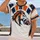 Roaring Horse Football Emblem for Game Day Tailgates and Gridiron Fans All-over Print Unisex T-shirt - 2