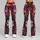 Pink Sugar Skull Hearts and Bows for Gothic Festivals and Everyday Alternative Style Leggings - 9