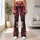 Pink Sugar Skull Hearts and Bows for Gothic Festivals and Everyday Alternative Style Leggings - 10
