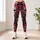 Pink Sugar Skull Hearts and Bows for Gothic Festivals and Everyday Alternative Style Leggings - 4
