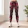 Pink Sugar Skull Hearts and Bows for Gothic Festivals and Everyday Alternative Style Leggings - 6