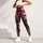Pink Sugar Skull Hearts and Bows for Gothic Festivals and Everyday Alternative Style Leggings - 5