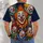 Colorful Clown Faces for Carnival Nights and Playful Streetwear for Bold Style Fans All-over Print Unisex T-shirt - 6