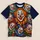 Colorful Clown Faces for Carnival Nights and Playful Streetwear for Bold Style Fans All-over Print Unisex T-shirt - 1