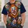Colorful Clown Faces for Carnival Nights and Playful Streetwear for Bold Style Fans All-over Print Unisex T-shirt - 5