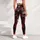 Gothic Skull and Ember Motifs for Halloween Parties and Dark Alternative Style Leggings - 4