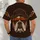 Bulldog City Skyline Sunglasses Art For Game Day And Urban Casual Style All-over Print Unisex T-shirt - 6