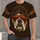 Bulldog City Skyline Sunglasses Art For Game Day And Urban Casual Style All-over Print Unisex T-shirt - 4