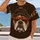 Bulldog City Skyline Sunglasses Art For Game Day And Urban Casual Style All-over Print Unisex T-shirt - 2