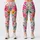 Vibrant Pink Daisy Garden Blooms for Casual Commuting and Sunny Weekend Style Leggings - 3