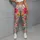 Vibrant Pink Daisy Garden Blooms for Casual Commuting and Sunny Weekend Style Leggings - 5