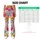 Vibrant Pink Daisy Garden Blooms for Casual Commuting and Sunny Weekend Style Leggings - 7