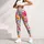 Vibrant Pink Daisy Garden Blooms for Casual Commuting and Sunny Weekend Style Leggings - 4