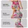 Vibrant Pink Daisy Garden Blooms for Casual Commuting and Sunny Weekend Style Leggings - 8