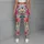 Vibrant Pink Daisy Garden Blooms for Casual Commuting and Sunny Weekend Style Leggings - 6