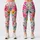 Vibrant Pink Daisy Garden Blooms for Casual Commuting and Sunny Weekend Style Leggings - 1