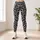Black And White Leopard Spots For Chic Everyday Summer Style Leggings - 4