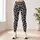 Black And White Leopard Spots For Chic Everyday Summer Style Leggings - 6