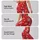 Ivory Snowflakes on Christmas Red for Cozy Holiday Gatherings and Winter Celebrations Leggings - 2