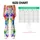 Vibrant Multicolor Paint Splashes For Creative Everyday Style And Colorful Weekend Outings Leggings - 7