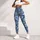 Blue Wildflower Vines for Relaxed Summer Days and Coastal Weekend Outings Leggings - 4