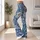 Blue Wildflower Vines for Relaxed Summer Days and Coastal Weekend Outings Leggings - 11