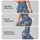 Blue Wildflower Vines for Relaxed Summer Days and Coastal Weekend Outings Leggings - 2