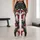 Cheerful Snowmen in Red Caps for Cozy Christmas Celebrations and Winter Holiday Cheer Leggings - 10