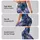 Lavender Wisteria Blooms for Coastal Getaways and Relaxed Botanical Style for Women Leggings - 8