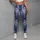 Lavender Wisteria Blooms for Coastal Getaways and Relaxed Botanical Style for Women Leggings - 5