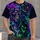 Neon Demon Skull Street Art for Halloween Nights and Alternative Style All-over Print Unisex T-shirt - 4