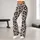 Monochrome Leopard Rosettes for Chic Casual Outfits and Everyday Style Leggings - 10