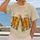 Clinking Amber Beer Steins for Oktoberfest Celebrations and Beer Festival Gatherings All-over Print Unisex T-shirt - 2