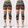 Retro Rainbow Color Block Stripes for Beach Days and Relaxed Summer Weekends for Her Leggings - 3