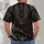 Gothic Knight Armor and Battle Axe for Medieval Fantasy Style Enthusiasts All-over Print Unisex T-shirt - 6