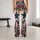 Vintage Americana Stars And Flowers For Fourth Of July Garden Celebrations Leggings - 10