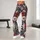 Vintage Americana Stars And Flowers For Fourth Of July Garden Celebrations Leggings - 11